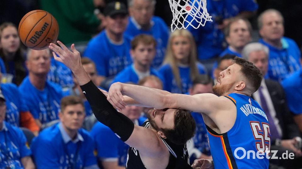 Isaiah Hartenstein kam im Auftaktspiel gegen die Spurs nur zwölf Minuten zum Einsatz. Bild: Tony Gutierrez/AP/dpa