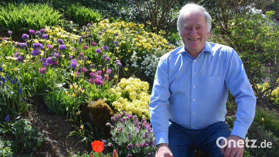 Anton Bauernfeind kann sich jetzt noch mehr um den heimischen Garten kümmern, den er mit seiner Frau Monika betreut. Nach 32 Jahren an der Spitze des TuS Mitterteich stellte er sich nicht mehr zur Wiederwahl. Bild: jr