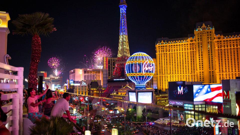 Ein Ort mit viel Schein: Las Vegas, Stätte für die ersten Enhanced Games. (Archivbild) Bild: Chase Stevens/AP/dpa