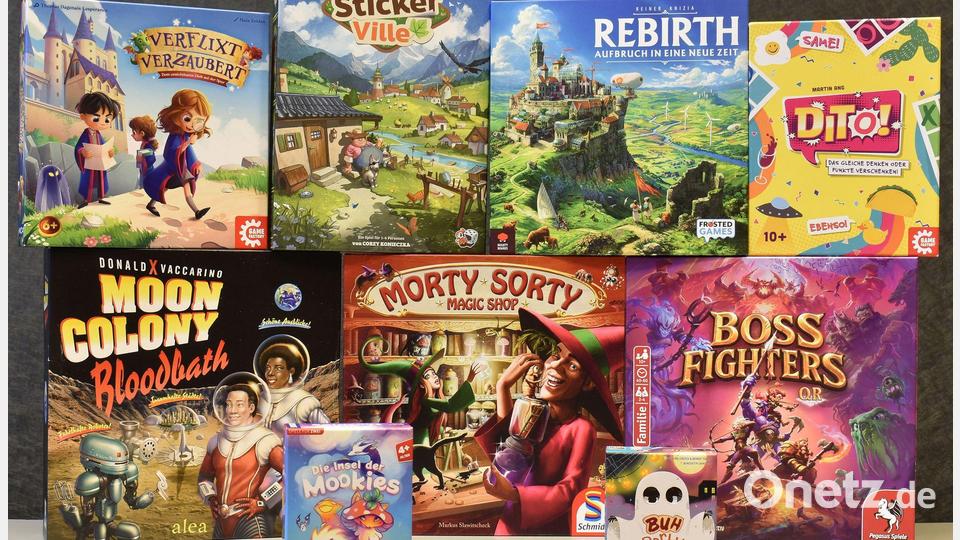 Die nominierten Spiele der Auszeichnungen „Spiel des Jahres“, „Kennerspiel des Jahres“ und „Kinderspiel des Jahres“ für das Jahr 2026 (undatierte Aufnahme). Bild: -/Spiel des Jahres e.V./dpa