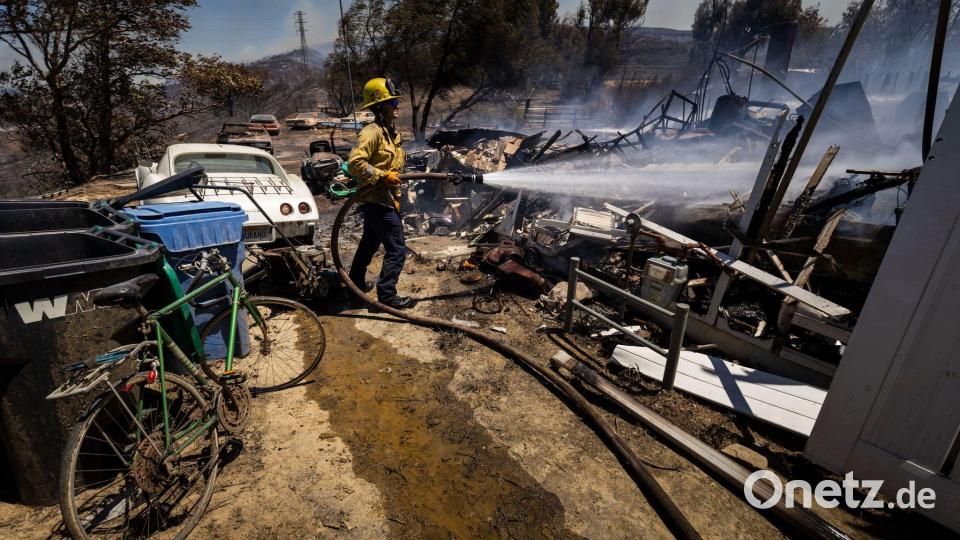 Größere Schäden konnten bisher verhindert werden. Bild: Ethan Swope/AP/dpa