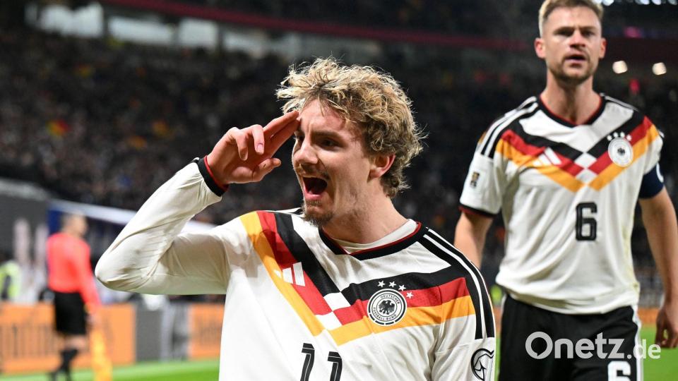 In der WM-Qualifikation traf Woltemade viermal für die DFB-Elf. (Archivbild) Bild: Robert Michael/dpa