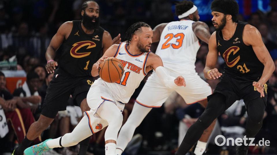 Jalen Brunson führte die Knicks zu einem nicht für möglich gehaltenen Comeback-Sieg. Bild: Seth Wenig/AP/dpa