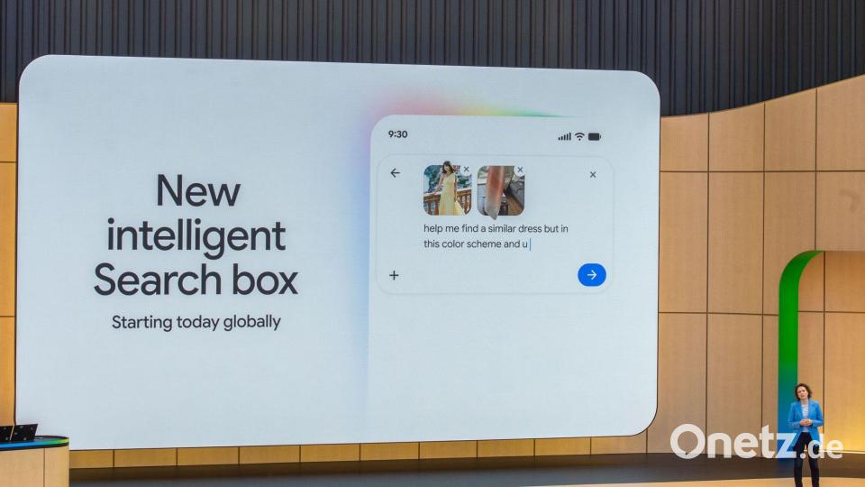 Das Eingabefeld der Google-Suchmaschine kann jetzt auch Fotos verarbeiten. Bild: Andrej Sokolow/dpa