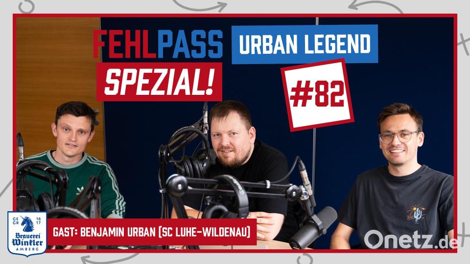 In einer Fehlpass-Spezialfolge spricht Spielertrainer Benjamin Urban (links) über die Entwicklung des SC Luhe-Wildenau - sowohl was das Sportliche als auch die Infrastruktur angeht. Außerdem plaudert er ein bisschen über seinen eigenen Weg. Bild: Lisa Stauß