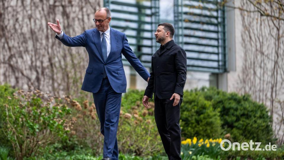 Kanzler Friedrich Merz schlägt einen neuen Weg für die Ukraine vor. (Archivbild) Bild: Michael Kappeler/dpa