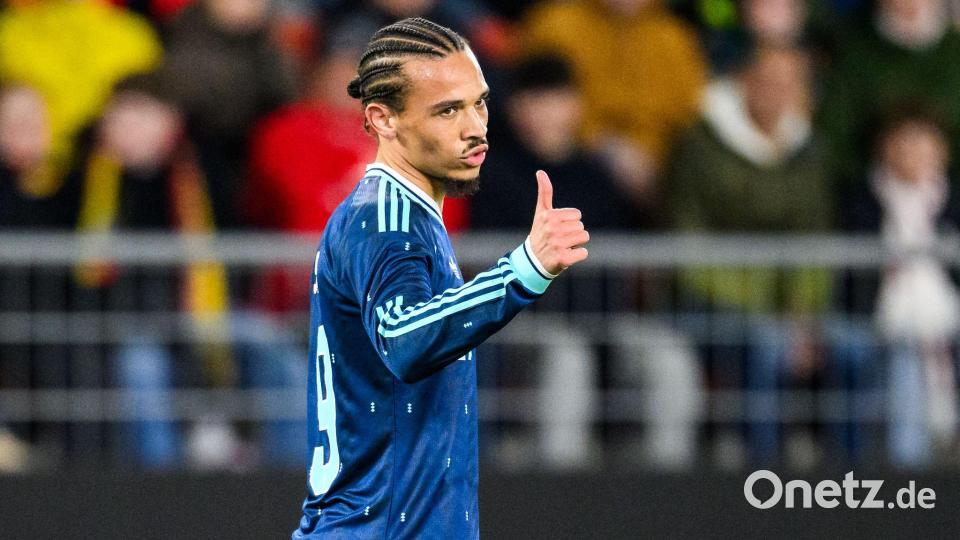 Bei der WM dabei: Leroy Sané. (Archivbild) Bild: Tom Weller/dpa
