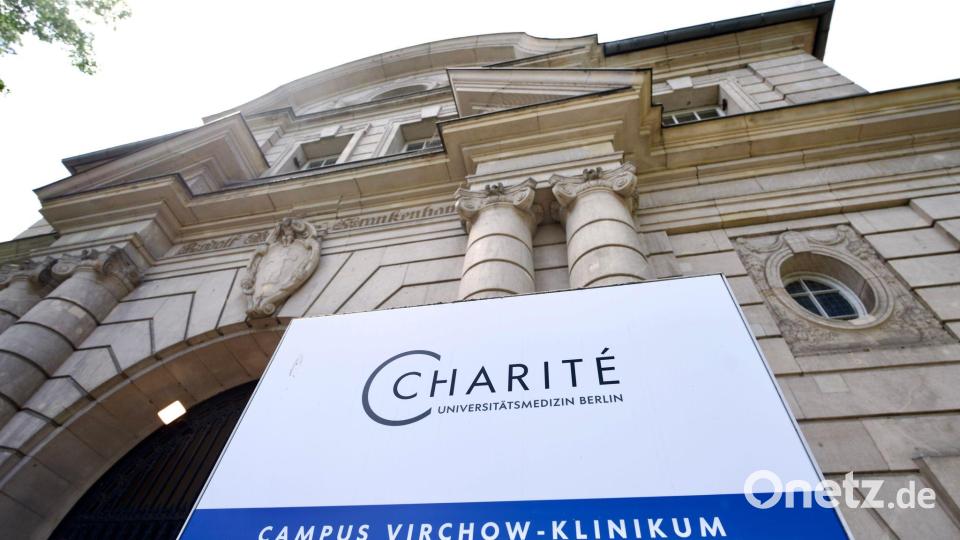 Der Eingang zum Campus Virchow Klinikum (Virchow-Krankenhaus) der Berliner Charité. Bild: Soeren Stache/dpa