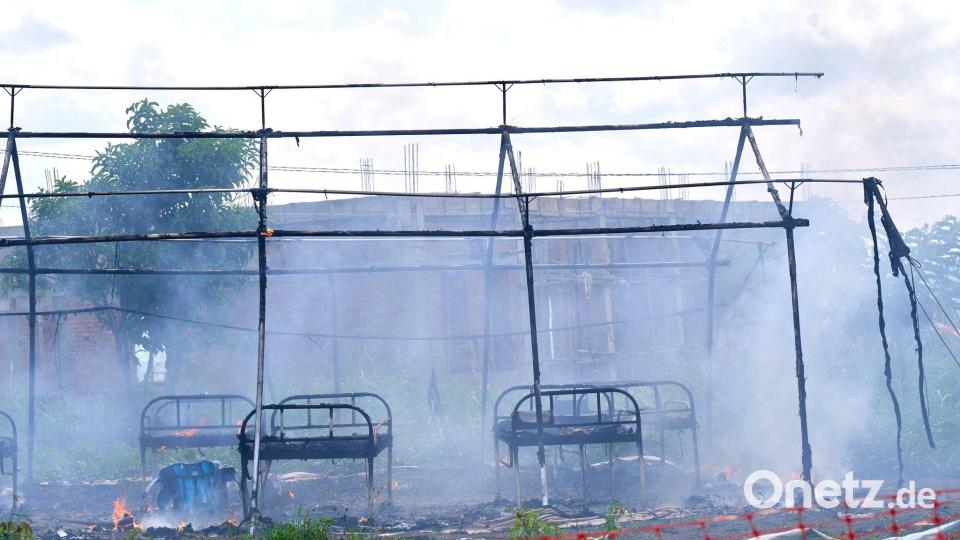 Unsicherheit, Abgeschiedenheit der Region und schwache Infrastruktur machen den Einsatz schwierig. Bild: Dirole Lotsima Dieudonne/AP/dpa