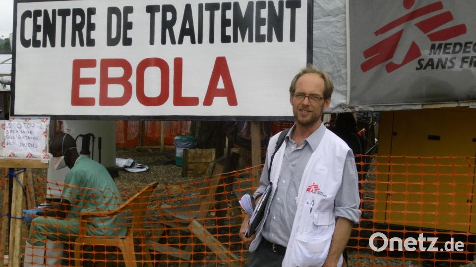 Der Berliner Arzt Maximilian Gertler war für Ärzte ohne Grenzen schon mehrfach im Ebola Einsatz (Handout) Bild: Medecins sans Frontieres/dpa