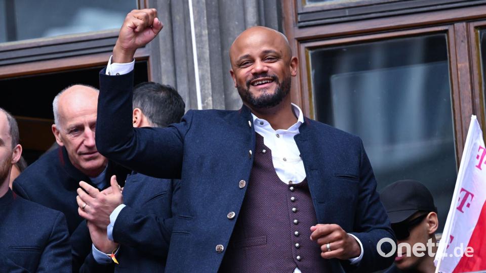 Das Double im Blick: Bayern-Coach Vincent Kompany. (Archivbild) Bild: Sven Hoppe/dpa