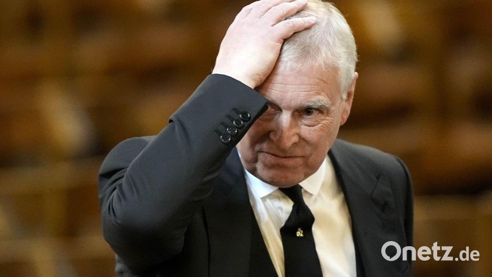 Der jüngere Bruder von König Charles III. wurde im Februar zwischenzeitlich festgenommen. (Archivbild) Bild: Aaron Chown/PA Wire/dpa