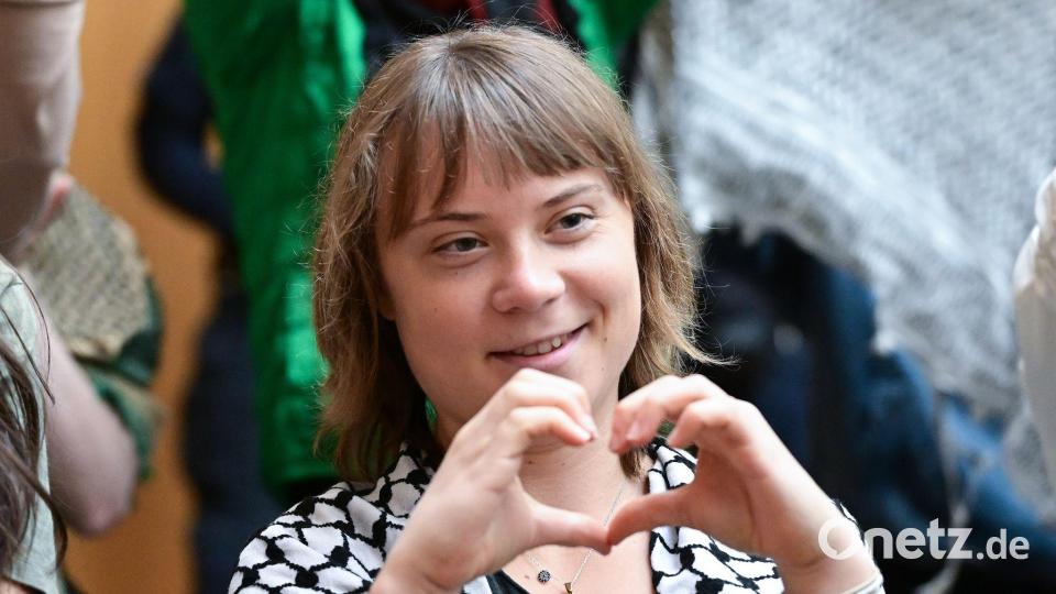 Stuttgart-Stammheim: Greta Thunberg verfolgt Prozess um Anschlag auf Rüstungsfirma in Ulm . Bild: Bernd Weißbrod/dpa