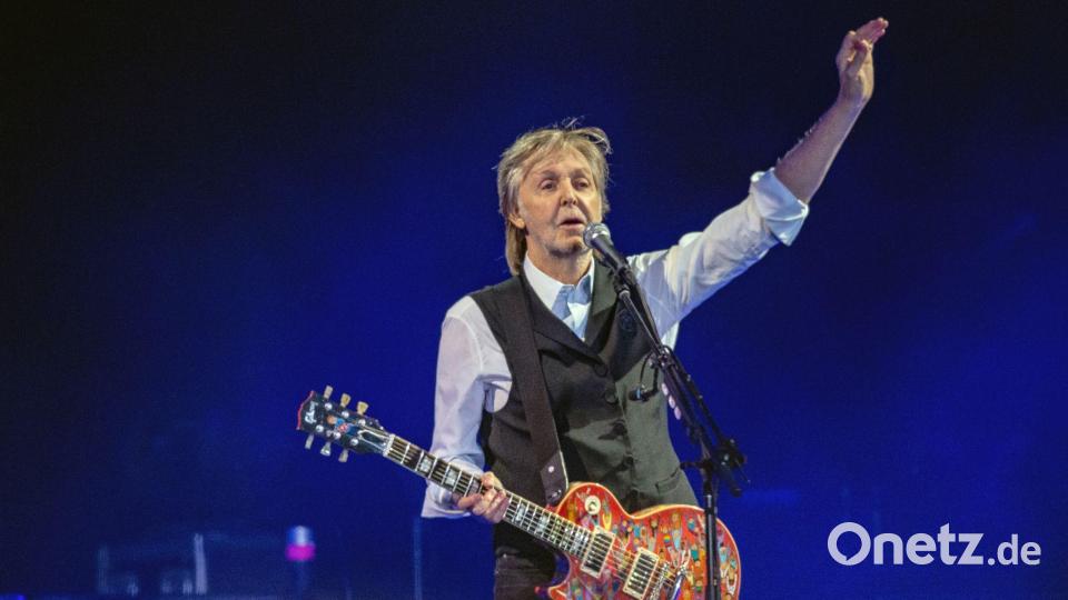 Die Beatles-Legende kam in die Show. (Archivbild) Bild: Joel C Ryan/Invision via AP/dpa