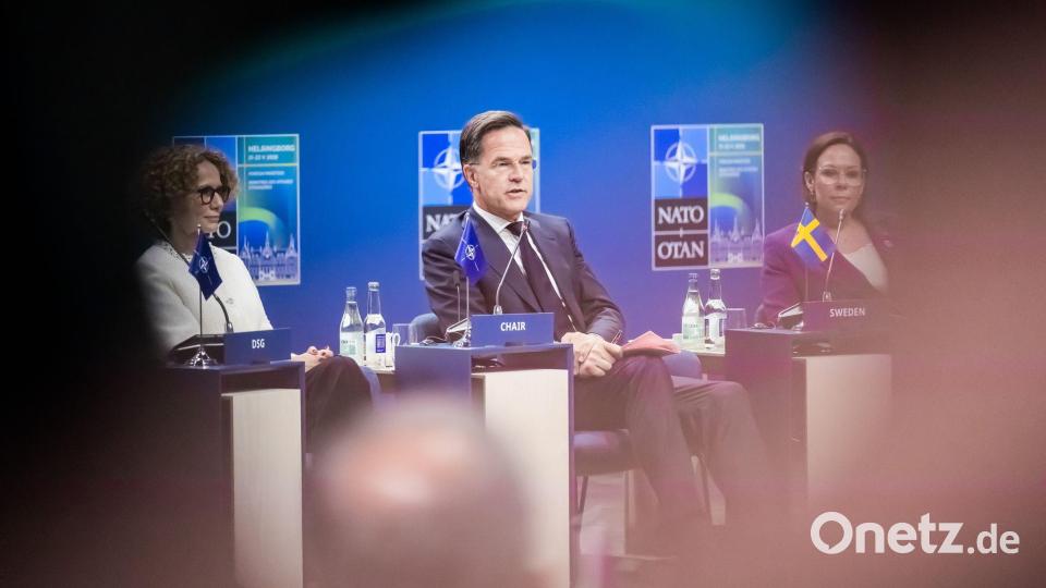 „Wo immer wir helfen können, werden wir da sein“: Nato-Generalsekretär Rutte signalisiert Trump Bereitschaft zur Unterstützung. Bild: Christoph Soeder/dpa
