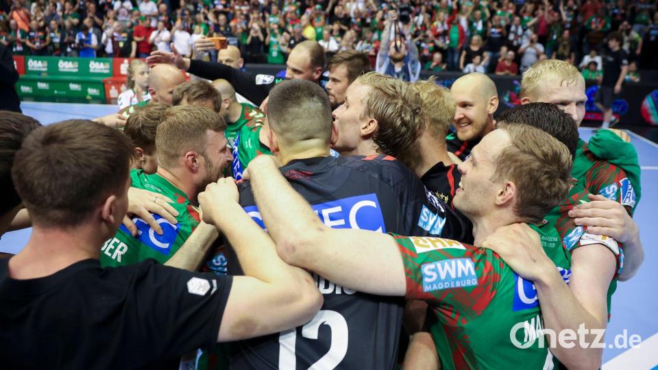 Der Magdeburger Jubel kannte nach dem Titelgewinn keine Grenzen. Bild: Jan Woitas/dpa