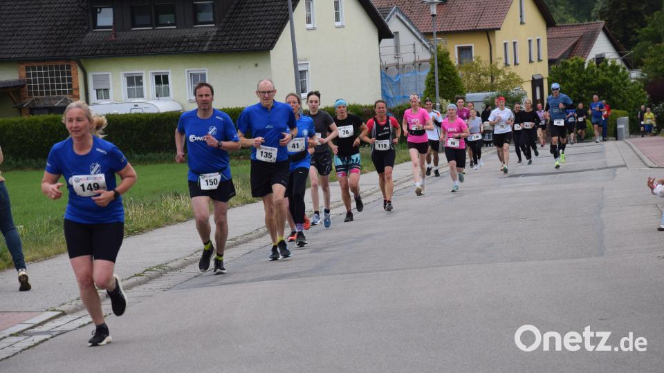 Kräftige "Wadlbeißer" in der Bergstraße waren die Handicaps für die Läuferinnen und Läufer beim 35. Jedermannslauf in Ebermannsdorf gewesen. Bild: bö