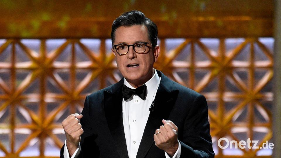 Colbert moderierte zum letzten Mal. (Archivbild) Bild: Chris Pizzello/AP/dpa