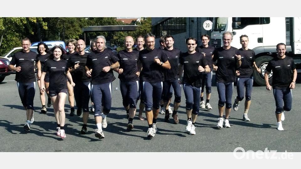 Rückblick: Das Nofi-Lauf-Team von "Der neue Tag" im Jahr 2016. Damals gingen in Weiden 7500 Teilnehmer an den Start - bis heute Rekord. Bild: Karin Wilck
