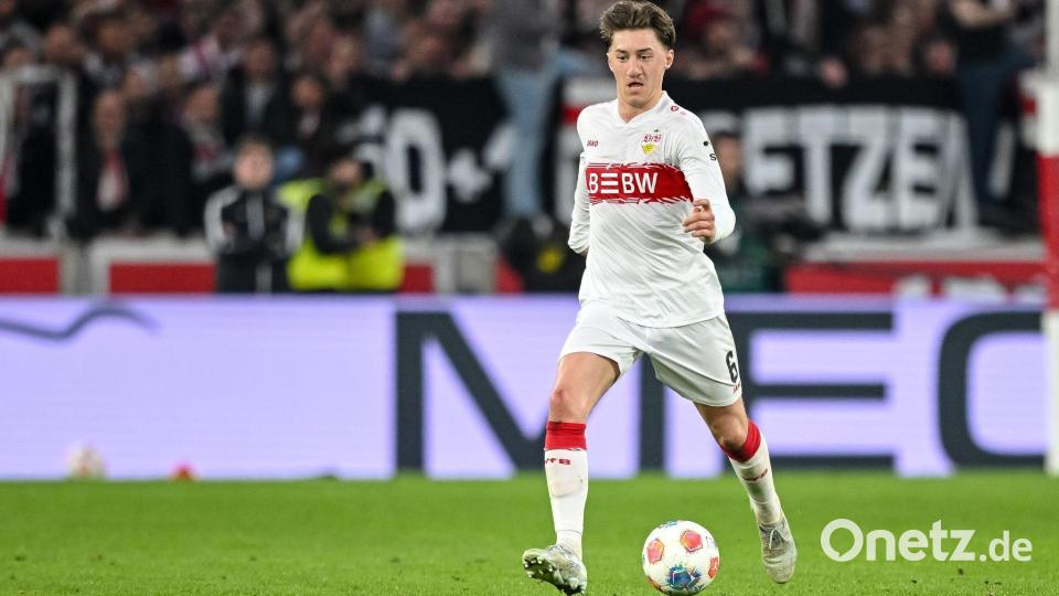 Angelo Stiller ist der Dreh- und Angelpunkt im Stuttgarter Spiel. (Archivbild) Bild: Harry Langer/dpa