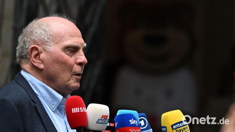 Hoeneß wundert sich über die Kommunikation über das WM-Tor. Bild: Sven Hoppe/dpa
