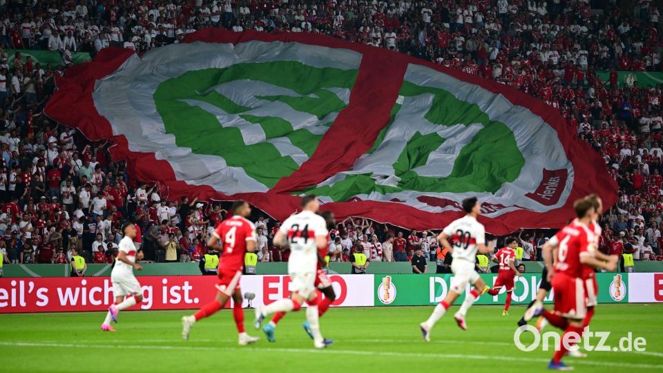 Die Fanlager protestieren gegen den DFB. Bild: Sebastian Gollnow/dpa