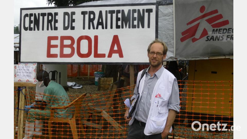 Maximilian Gertler war für die Ärzte ohne Grenzen schon mehrfach im Ebola-Einsatz (Handout) Bild: Medecins sans Frontieres/dpa
