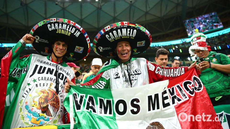 Nicht immer machen Fans in Mexiko nur gute Stimmung. (Archivbild) Bild: Tom Weller/dpa