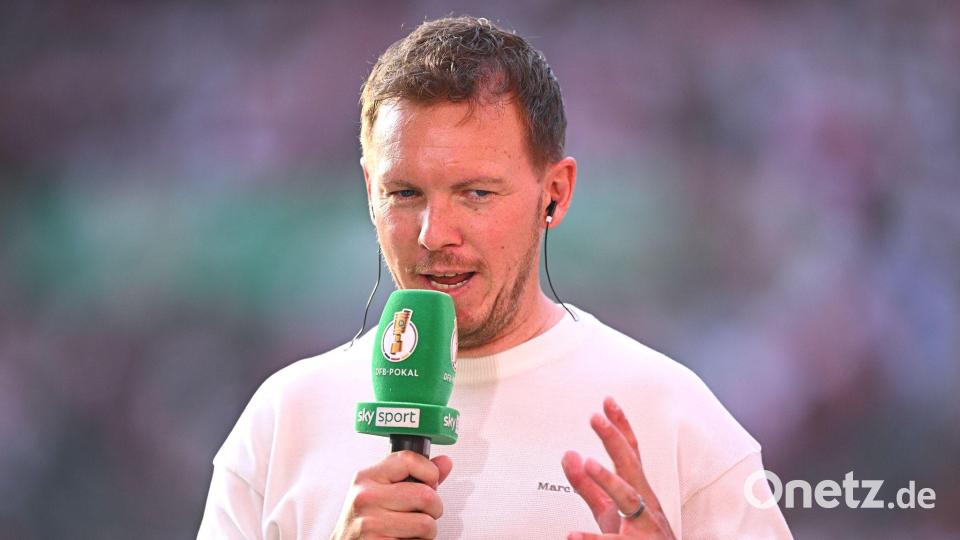 Bundestrainer Julian Nagelsmann ließ sich das Finale nicht entgehen. Bild: Tom Weller/dpa