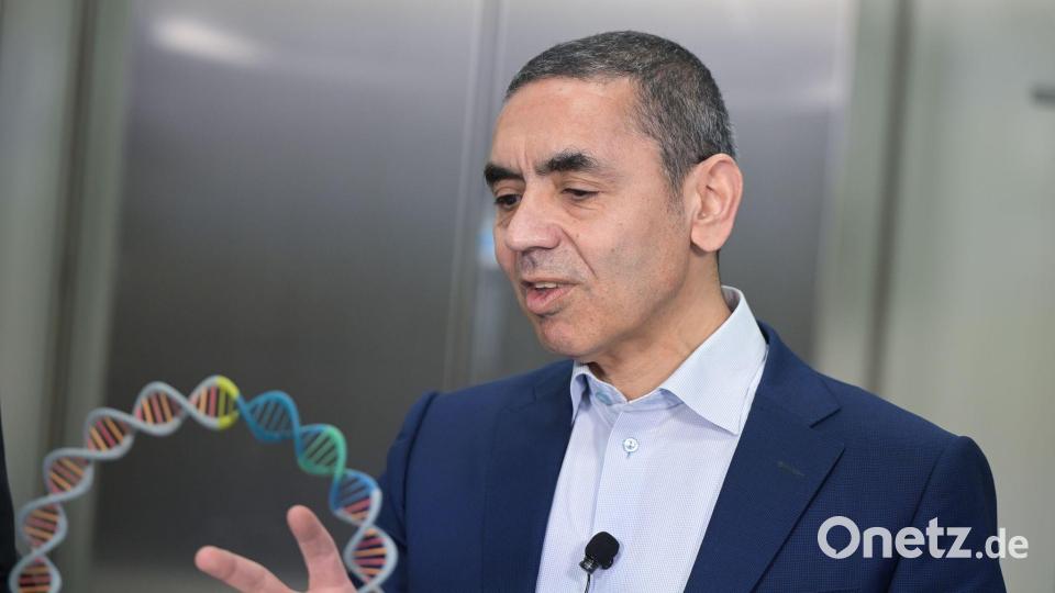 Biontech-Mitbegründer Gründer Ugur Sahin verlässt das Unternehmen. (Archivbild) Bild: Sebastian Gollnow/dpa