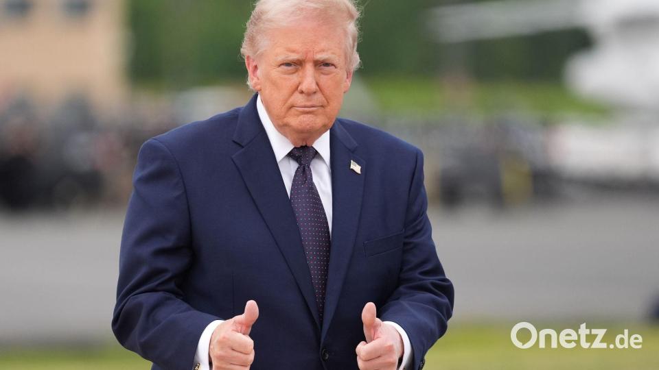 Wie nah ist eine erste Einigung im Iran-Krieg? Erst sagte Trump, ein Rahmenabkommen mit dem Iran sei weitgehend ausgehandelt - nun bremst er die Erwartungen wieder. (Archivbild) Bild: Alex Brandon/AP/dpa