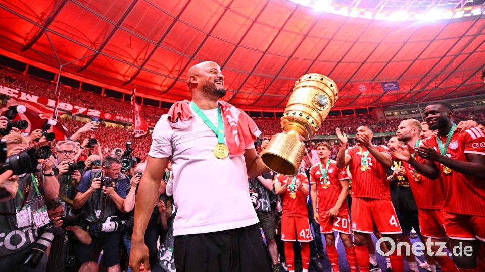 Vincent Kompany ist der Schöpfer des Bayern-Doubles. Bild: Tom Weller/dpa