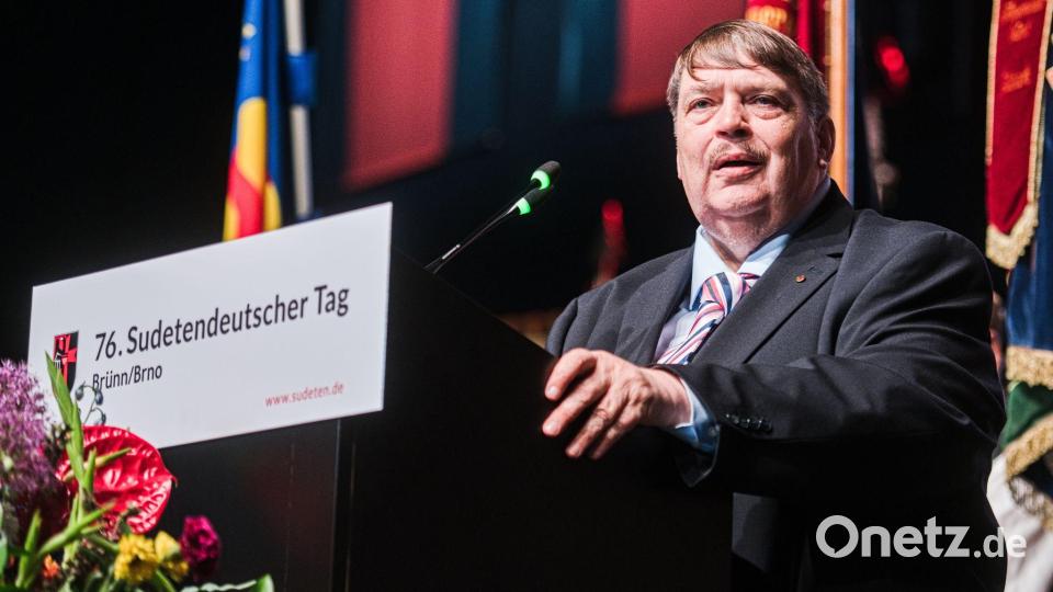 Bernd Posselt, Sprecher der Sudetendeutschen Volksgruppe. Bild: Uhlíø Patrik/CTK/dpa