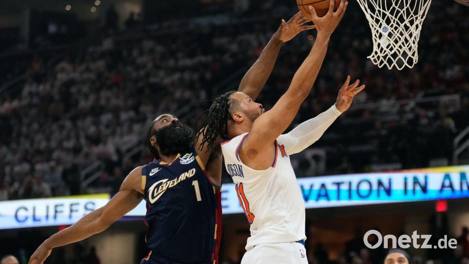 Die Knicks stehen kurz vor dem Einzug in die NBA Finals. Bild: Sue Ogrocki/AP/dpa