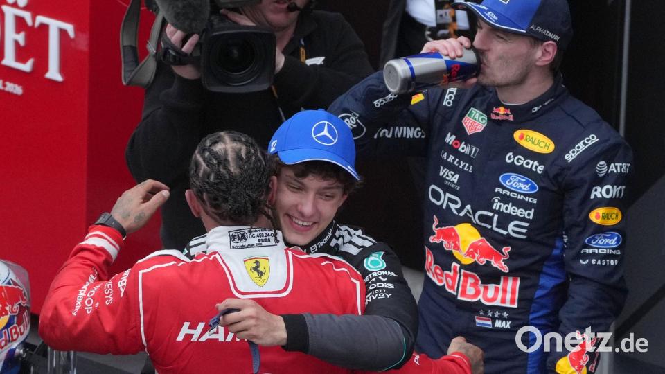 Kimi Antonelli bekam nach dem Weggang von Lewis Hamilton dessen Mercedes-Cockpit. Bild: Christinne Muschi/The Canadian Press/dpa