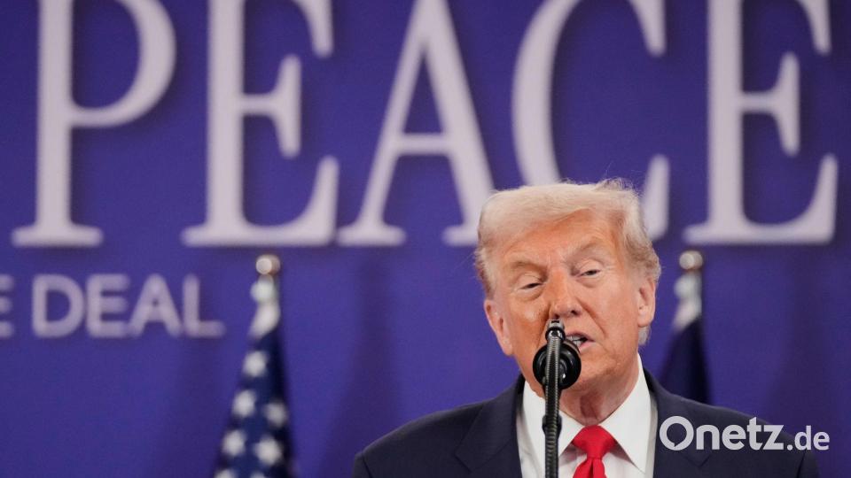 Unter Präsident Donald Trump haben die USA weniger Geld für die Vereinten Nationen ausgegeben. (Archivbild) Bild: Mark Schiefelbein/AP/dpa
