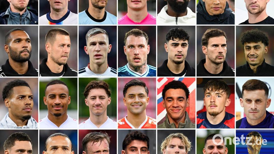 26 Spieler hat Julian Nagelsmann in seinem WM-Kader berufen. (Archivbild) Bild: dpa