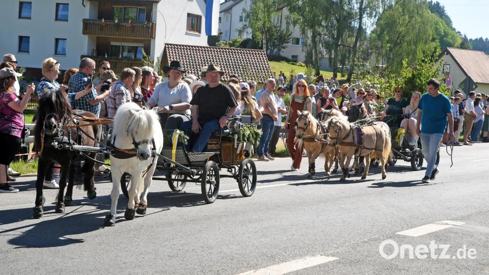 In Beidl fand am Pfingstmontag der Leonhardiritt statt. Bild: Gebert