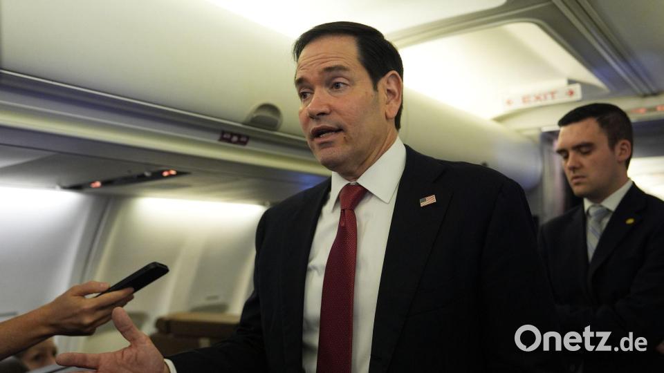 Aus Sicht von US-Außenminister Marco Rubio kann das Aushandeln eines Rahmenabkommens zur Lösung des Iran-Kriegs noch Tage dauern. Bild: Julia Demaree Nikhinson/Pool AP/dpa