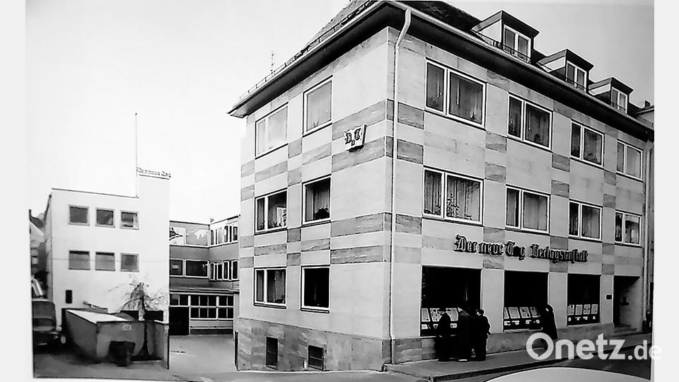 Der Verlag feiert 1957 die Erweiterung des Stammhauses in der Ringstraße. Bis in die 70er Jahre bleibt es das Zuhause der Zeitung. Bild: NT-Archiv
