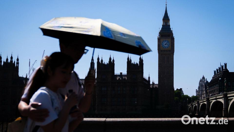 Auch Großbritannien erlebt eine historische Hitzewelle. Bild: James Manning/PA Wire/dpa