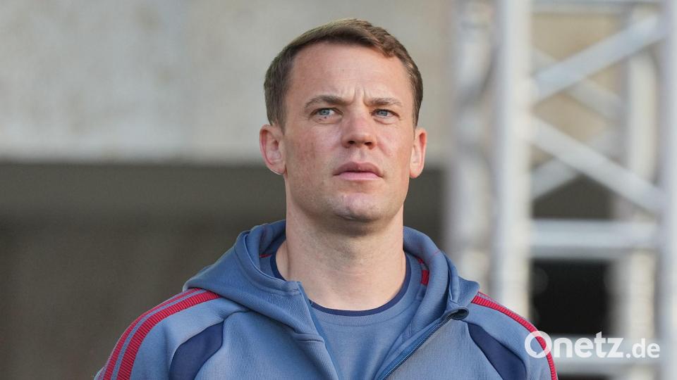 Manuel Neuer pausiert gegen Finnland. (Archivbild) Bild: Michael Kappeler/dpa
