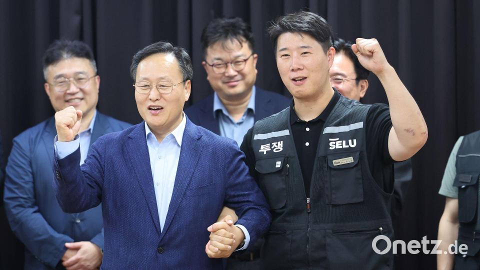 Samsung-Management und Gewerkschaft konnten einen angedrohten Generalstreik nur wenige Stunden vor Streikbeginn abwenden. Bild: -/Yonhap/dpa