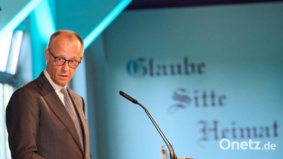 „Deutschland hat die Kraft für einen neuen Aufbruch“, betont Bundeskanzler Friedrich Merz (CDU). Bild: Bernd Thissen/dpa