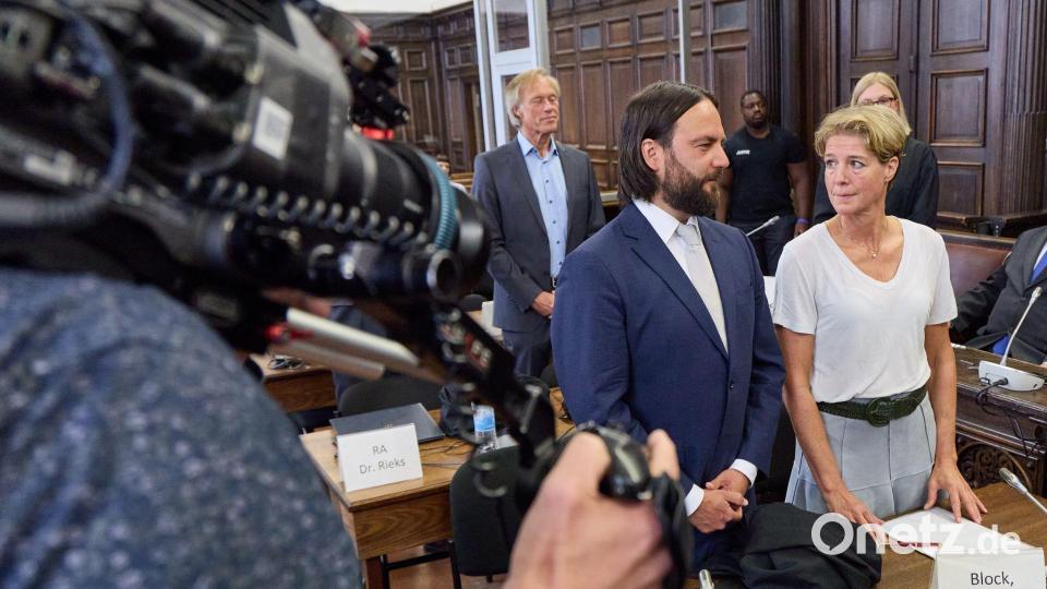 Christina Block soll den Auftrag zur Entführung ihrer Kinder gegeben haben. Bild: Georg Wendt/dpa-pool/dpa