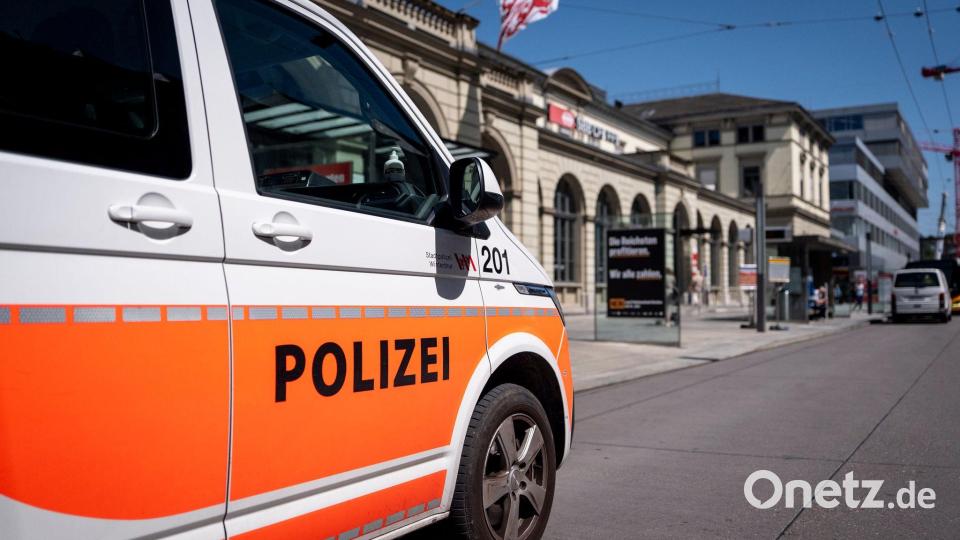 Ein Mann wurde vor Ort gefasst. Bild: Claudio Thoma/KEYSTONE/dpa
