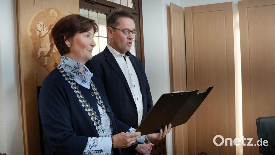 Vereidigung von Stadtrat Michael Hauer. Bild: Gabi Schönberger