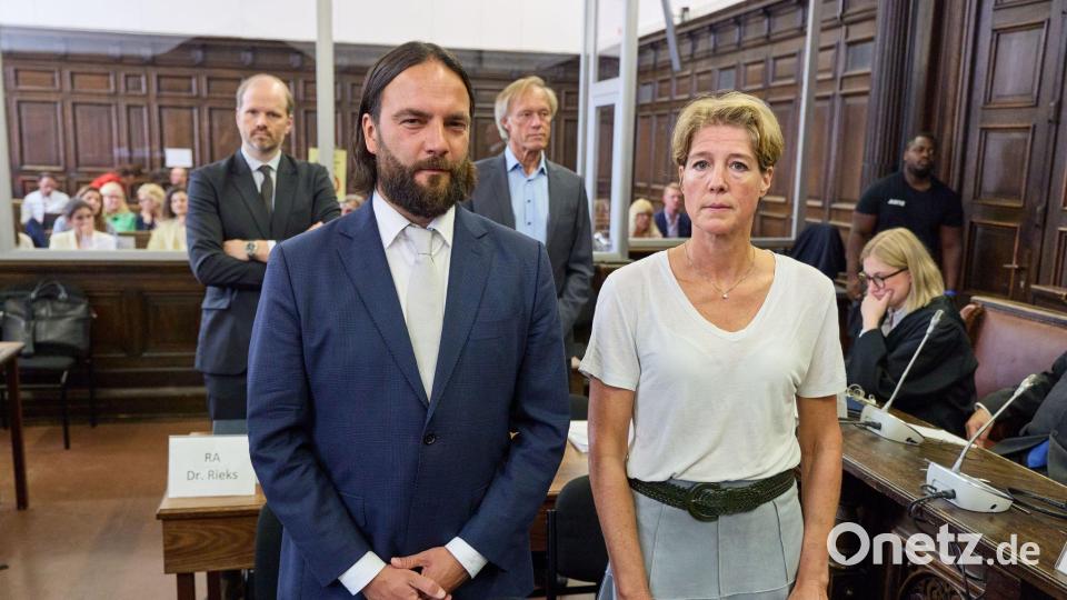 Es ist für Christina Block bereits der 52. Prozesstag. Bild: Georg Wendt/dpa-pool/dpa