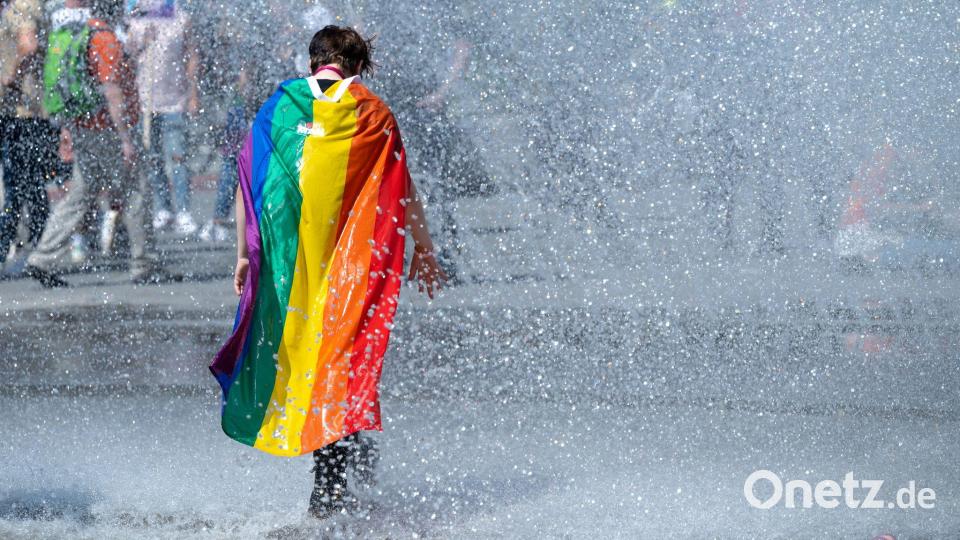 Mehr als 40 CSD-Veranstaltungen gibt es diesen Sommer in Bayern. (Archivbild) Bild: Sven Hoppe/dpa