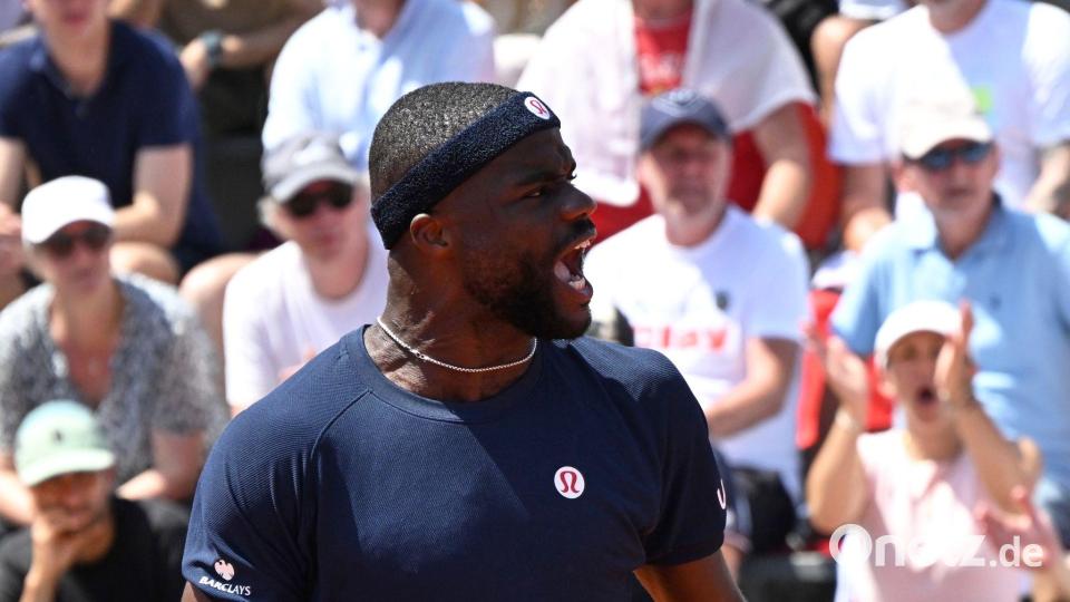 Frances Tiafoe hatte bei den French Open ein spezielles Problem. Bild: Emma Da Silva/AP/dpa